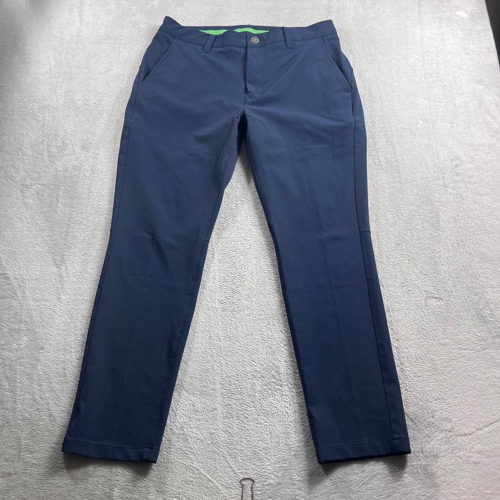 Bonobos Golf Mens Tailored Performance Pants‎ Navy Blue 33x28